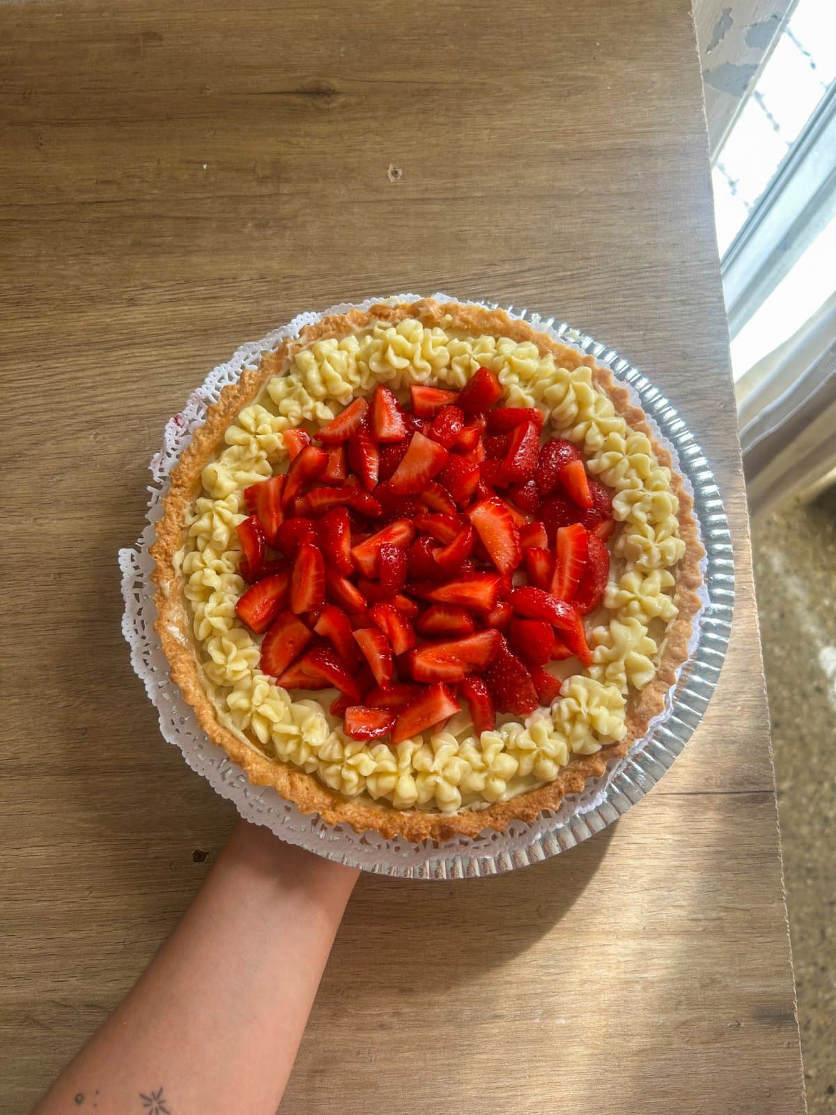 Tarta de pastelera y frutilla (24cm) - Imagen 2