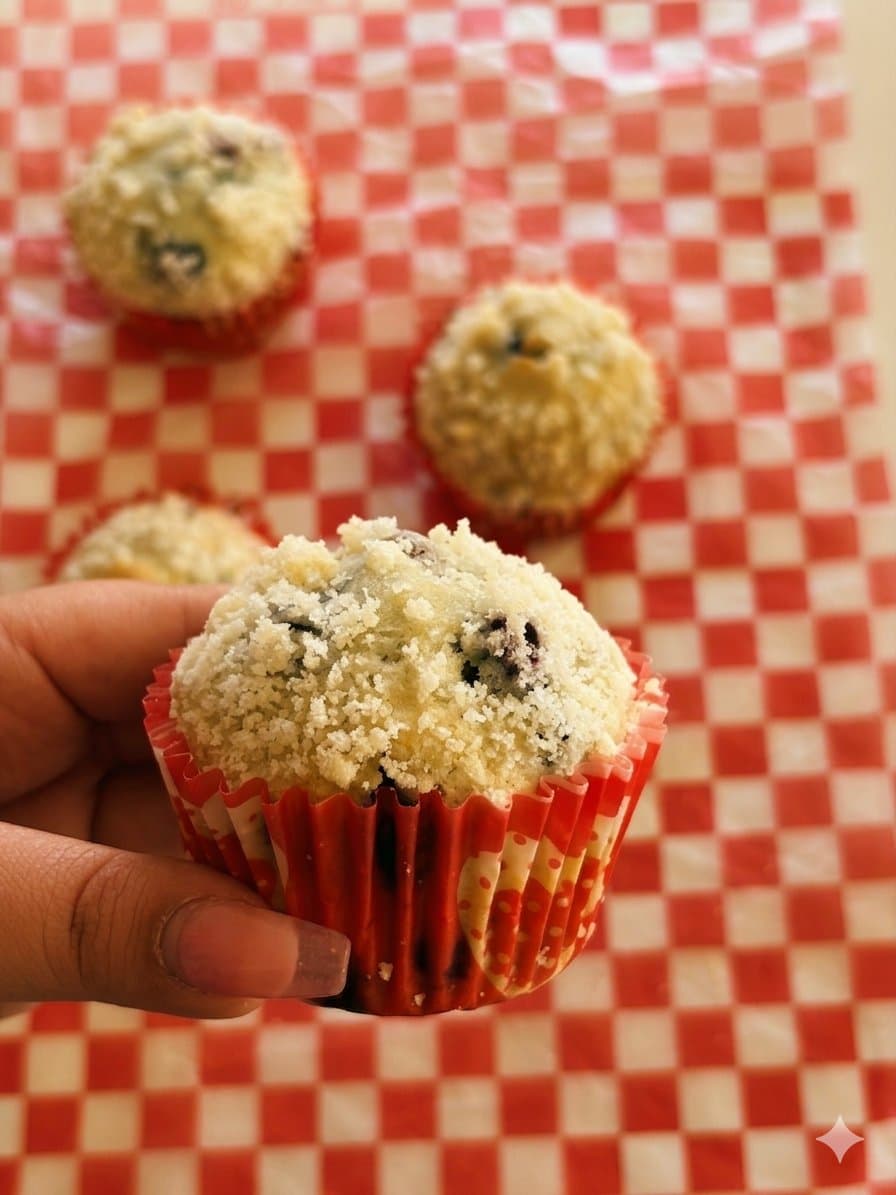 Muffins de Limón y Arándanos